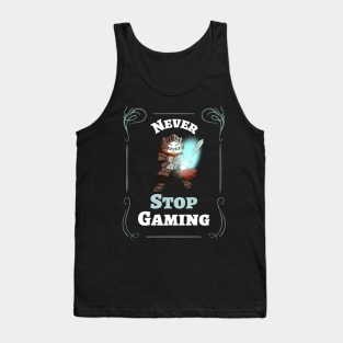 Never Stop Gaming Tank Top